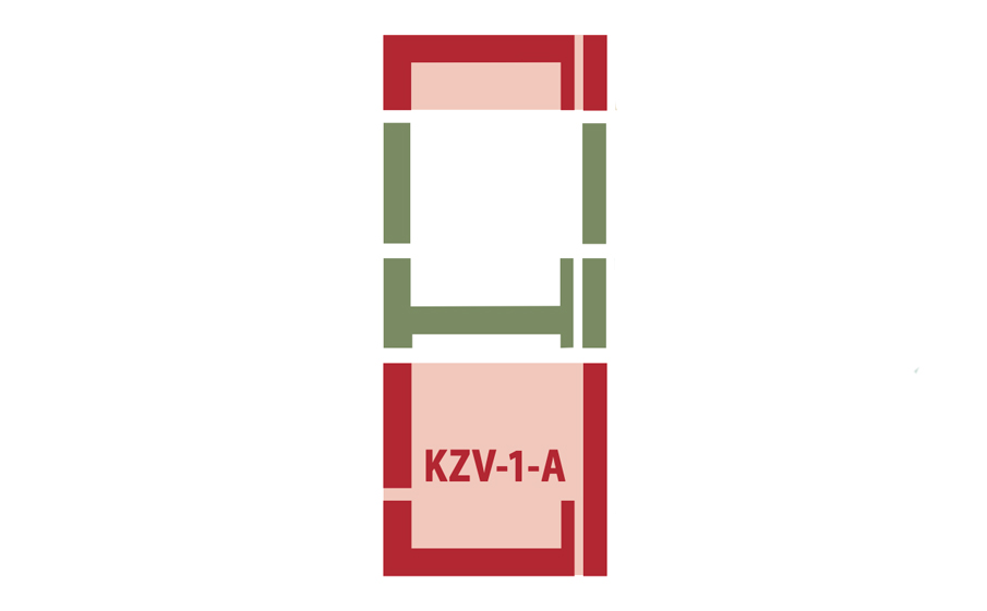 Часть комбинированного оклада FAKRO KZV-1-A для профилированных кровельных покрытий, 660*1400 мм