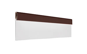 Финишная планка Aquasystem  коричневая RAL 8017, 2 м