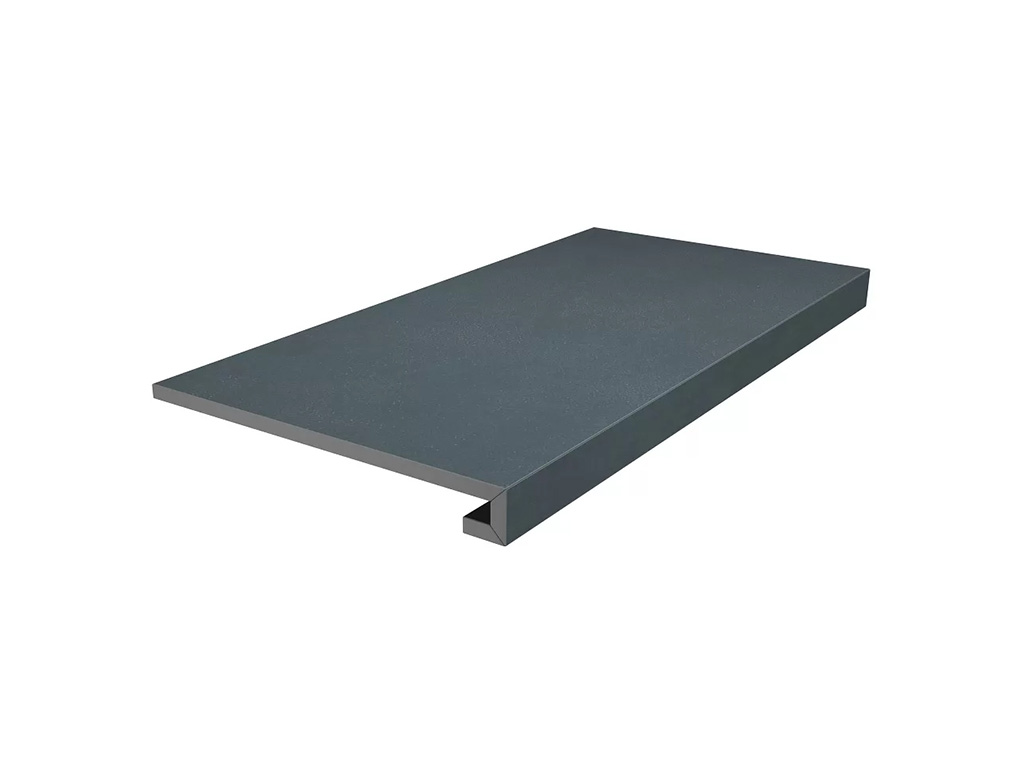 Ступень клееная KERAMA MARAZZI Про Чементо матовая синий темный, 600*330*9 мм