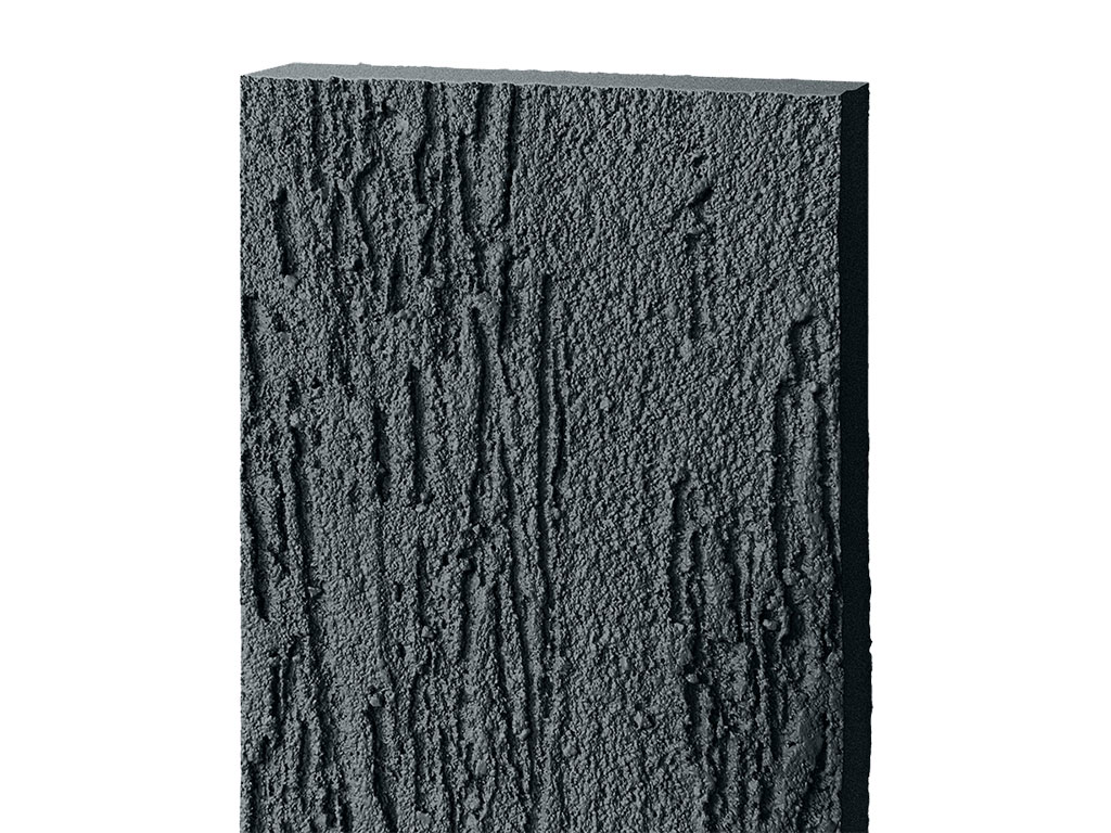 Фиброцементная панель БЕТЭКО Короед RAL 7016 (антрацитово-серый), 1570*1200*8 мм