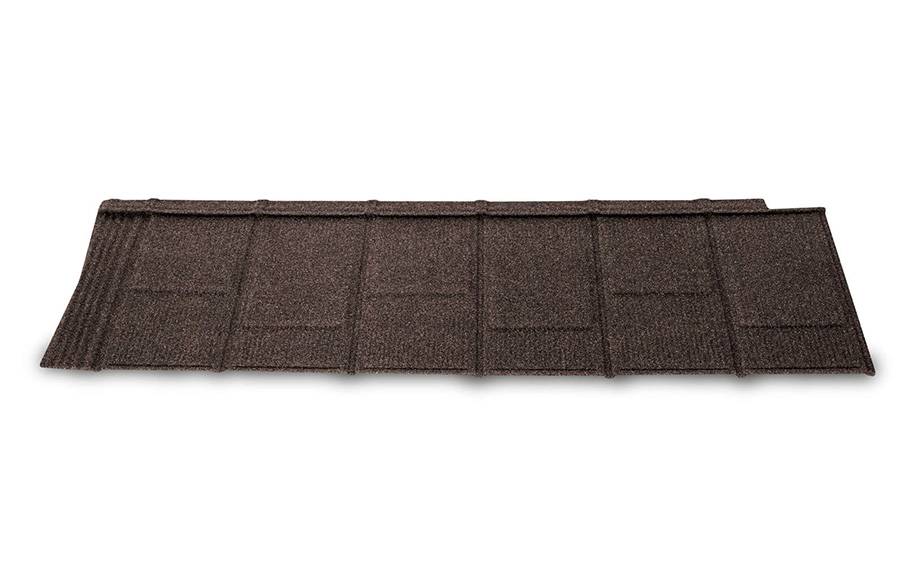 Композитная черепица рядовая Metrotile IShingle Brown