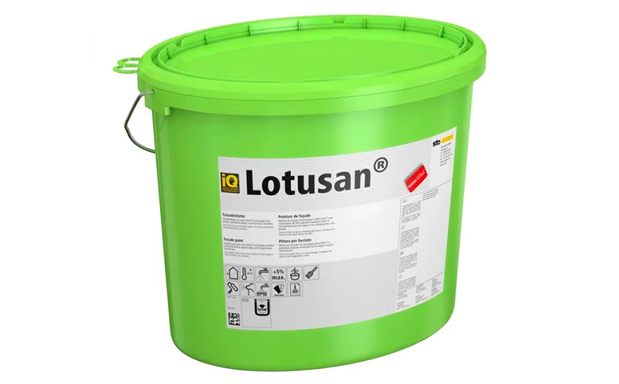 Фасадная силиконовая краска самоочищающаяся StoColor Lotusan getont, колеруемая С1, 12,5 л