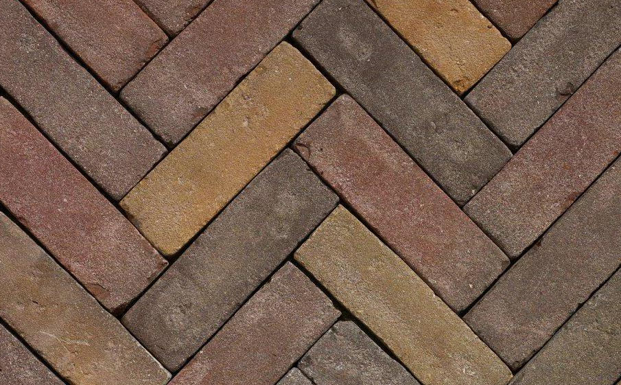 Клинкерная брусчатка Penter Supraton mix tumbled, 200*65*65 мм