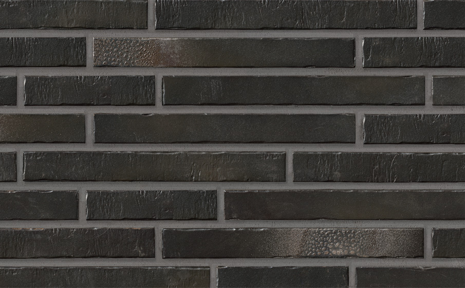 Клинкерная плитка под кирпич Stroeher Glanzstueck №6 рельефная, 440*52*14 мм