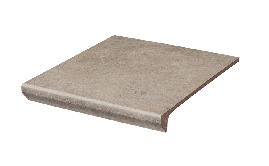 Клинкерная ступень с капиносом Paradyz Viano Beige, 330*300*11 мм