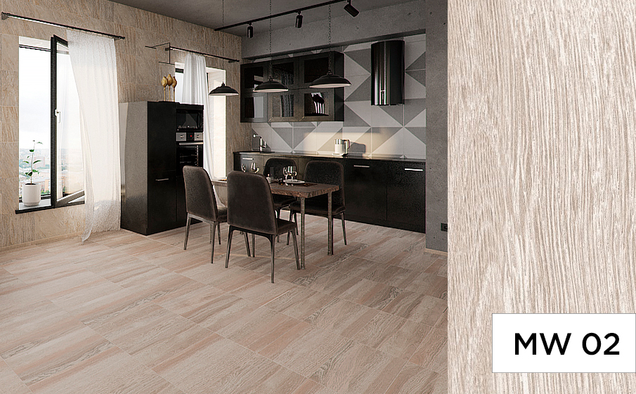 Керамогранит Estima коллекция Modern Wood MW02
