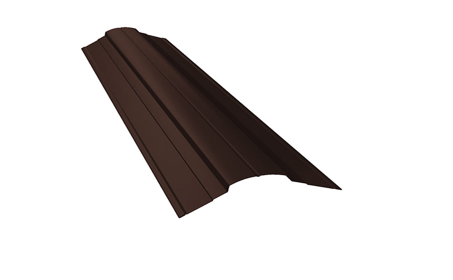 Планка конька фигурного 70*70 мм Grand Line PurPro Matt RAL 8017, 2 м