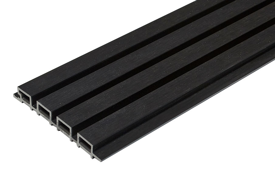 Реечная фасадная панель CM Волл (CM Wall) Черное дерево (Black wood), 3000*219*26 мм