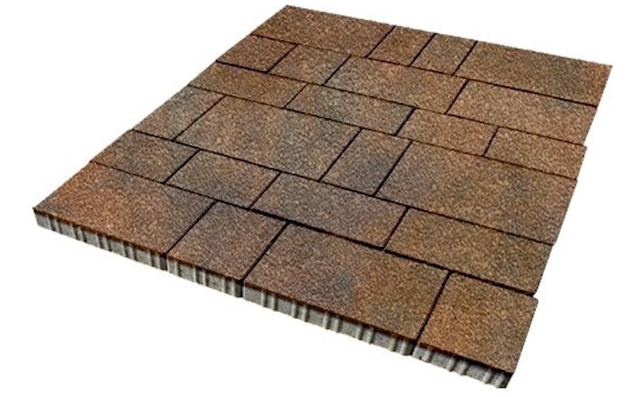 Плитка тротуарная SteinRus Инсбрук Тироль Б.4.Псм.6 Native, ColorMix Штайнрус, толщина 60 мм