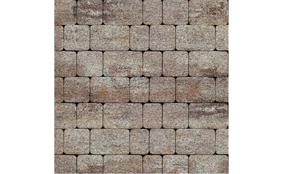Плитка тротуарная SteinRus Инсбрук Альт Б.1.Фсм.6, Native, ColorMix Берилл, толщина 60 мм