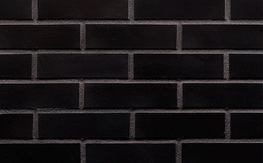 Клинкерная плитка под кирпич King Klinker Free Art 17 Onyx black, 250*65*10 мм
