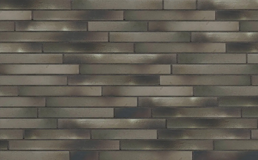 Клинкерная плитка под кирпич Terramatic Forta Grey AВ, 390*40*14 мм