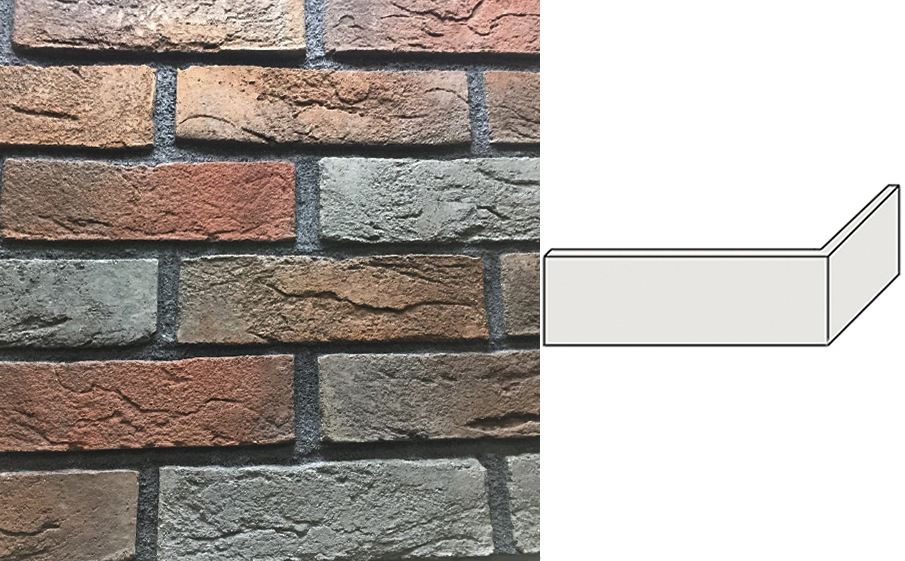 Декоративный кирпич Redstone Dover brick DB-76/U, 227*100*71 мм