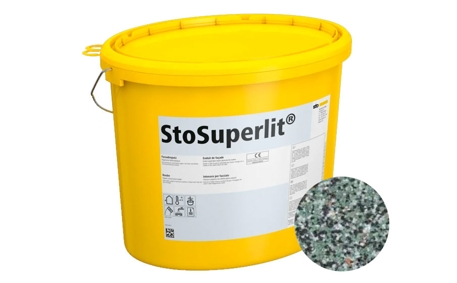Декоративная штукатурка из натурального камня Sto-Superlit K 2,0, цвет 415, 23 кг