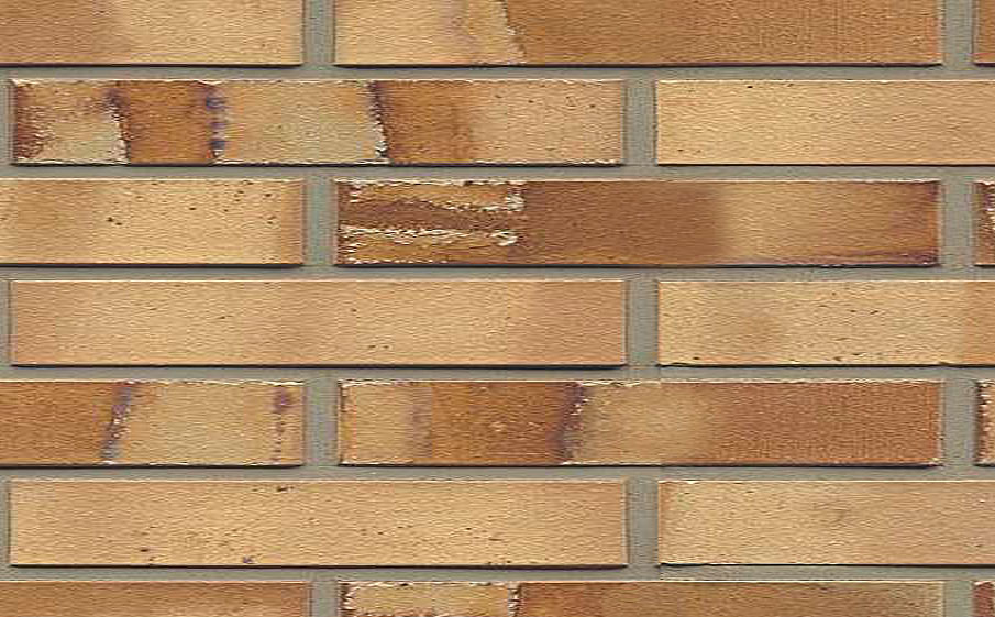 Кирпич клинкерный Westerwaelder Klinker Nr 06S Hellbraun-bunt Spezial, 290*90*40 мм