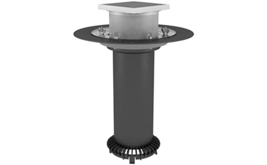 Надставной элемент Termoclip тип НЭ-Д1-ТО с обжимным фланцем, 125*340 мм