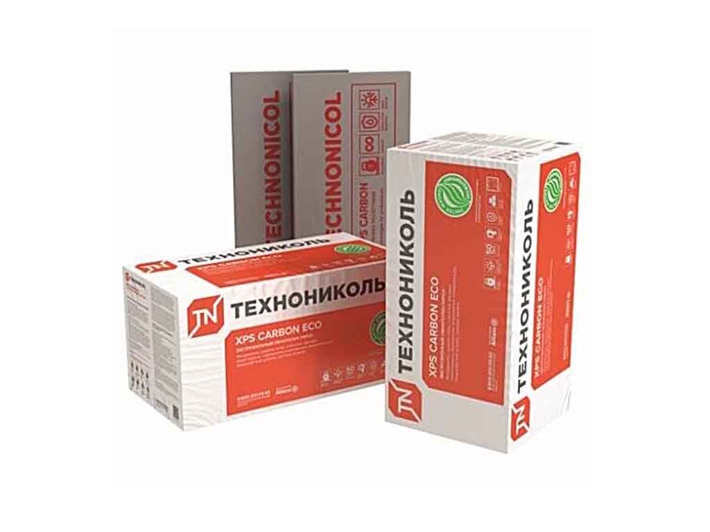 Экструдированный пенополистирол Технониколь XPS Carbon Eco FAS/2 S/2 RF L-кромка, 2500*600*80 мм