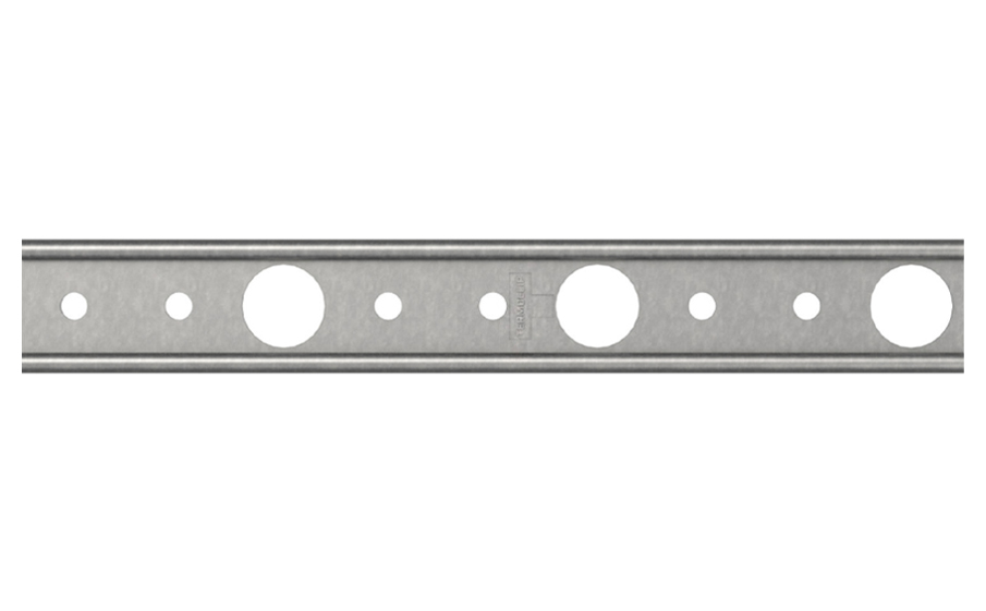 Рейка прижимная стальная РС 2 Termoclip, 3000*31*1,5 мм