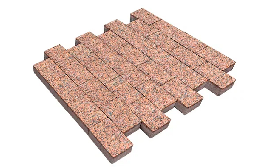 Плитка тротуарная SteinRus Бельпассо Медио Б.10(Б).П.8, Backwash, Яшма, 225*150*80 мм