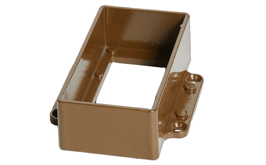 Соединитель для перила прямой CM Рэлинг (CM Railing) Тик (Teak), 90*45 мм