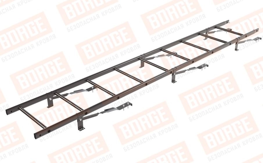 Лестница кровельная Borge для натуральной черепицы оцинкованная RR 32, 2,7 м