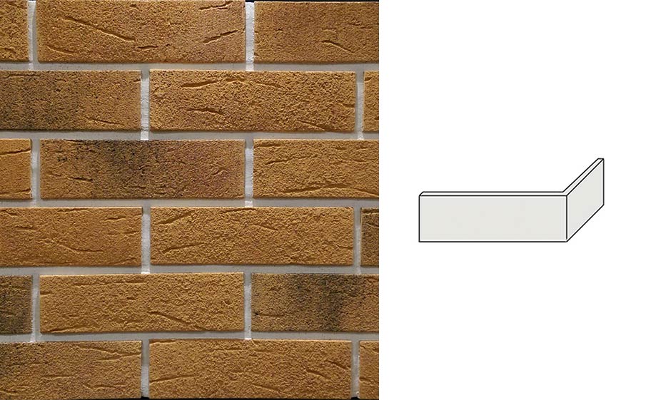 Угловой декоративный кирпич Redstone Leeds breck LS-34/U 227*100*68 мм