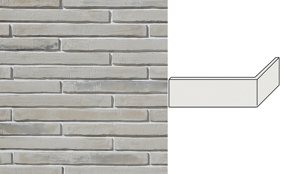 Декоративный кирпич White Hills Дюрен Брик Design угловой элемент цвет 689-15