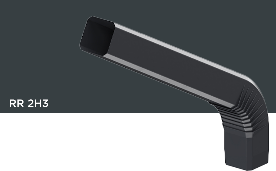 Нижнее колено Orima RR 2H3 для системы D 110/85*85 мм