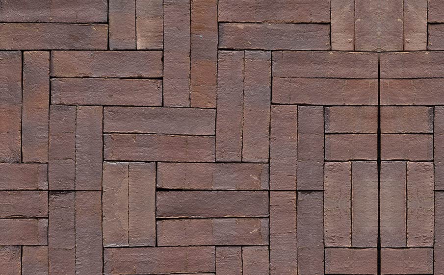Клинкерная брусчатка Muhr №04S Rotbraun-bunt spezial, 240*61*71 мм