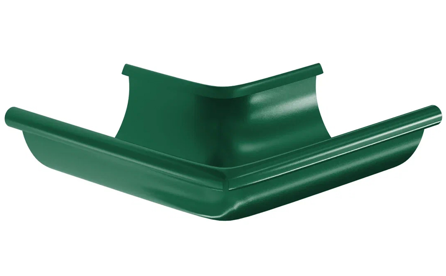 Угол желоба наружный Aquasystem PURAL RAL 6005 для системы D 125/90