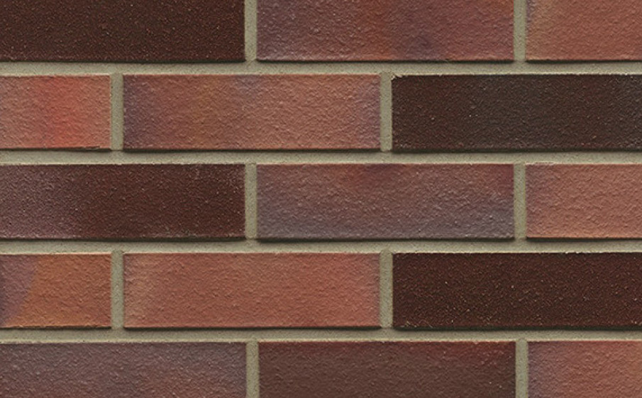 Кирпич клинкерный Westerwaelder Klinker Nr 04EG Rotbraun-bunt Edelglanz, 240*115*71 мм
