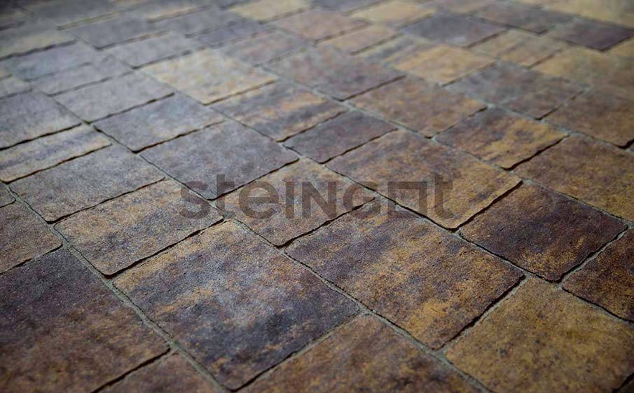 Плитка тротуарная Steingot Color Mix, Гранито, Сафари, толщина 60 мм