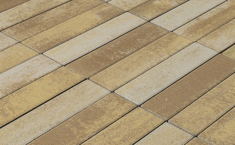 Плитка тротуарная BRAER Ригель Color Mix Саванна, 320*80*60 мм