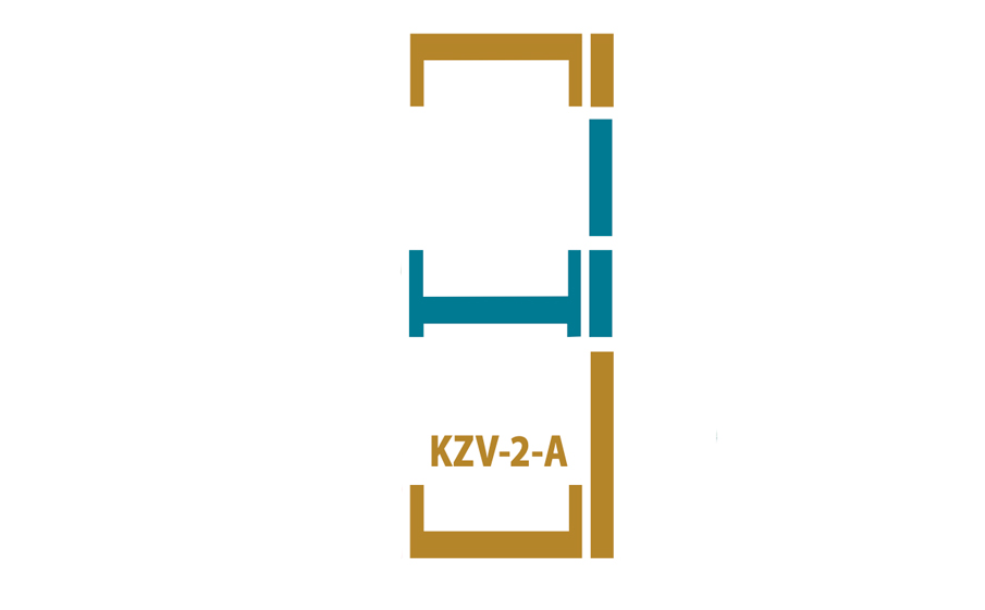 Часть комбинированного оклада FAKRO KZV-2-A для профилированных кровельных покрытий, 1340*980 мм