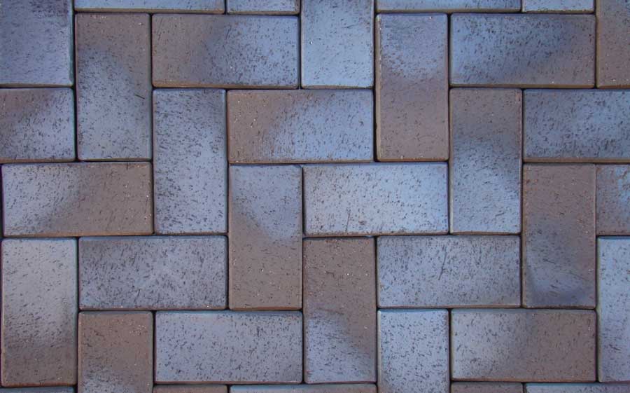 Клинкерная брусчатка ABC Lubeck braun-blau-geflammt, 200х100х40 мм
