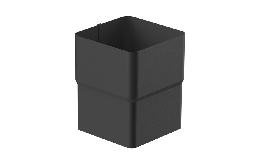 Муфта трубы Galeco системы STAL2 FLAT ROOFS сталь графит RAL 7015 D 80 мм