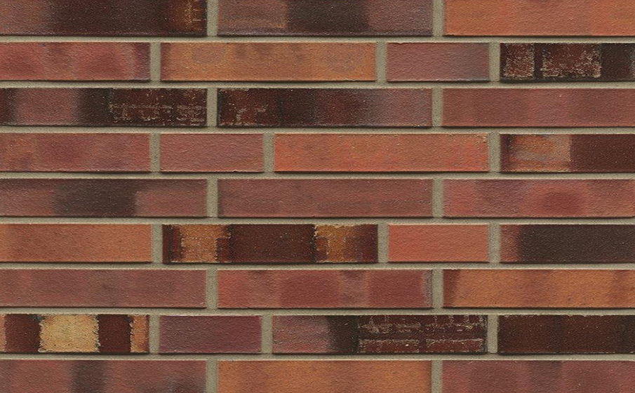 Кирпич клинкерный Westerwaelder Klinker Nr 18 Lachsbraun geflammt, 290*60*52 мм