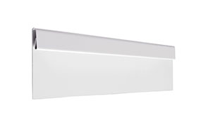 Финишная планка Aquasystem белая RR20, 2 м