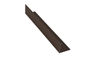 Планка угловая (внешняя) Aquasystem PURAL коричневая RR32, 2 м
