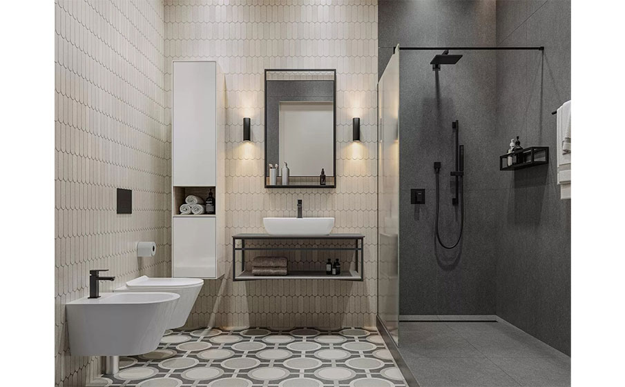Керамогранит KERAMA MARAZZI Джиминьяно антрацит лаппатированный обрезной, 1195*600*9 мм