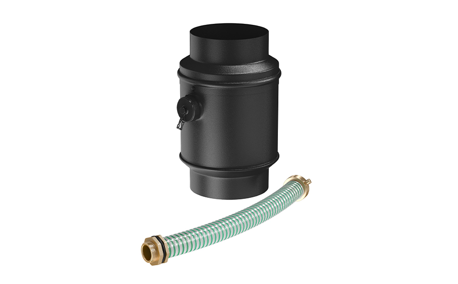 Водосборник цилиндрический в комплекте Aquasystem PURAL MATT RR 33 для системы D 150/100