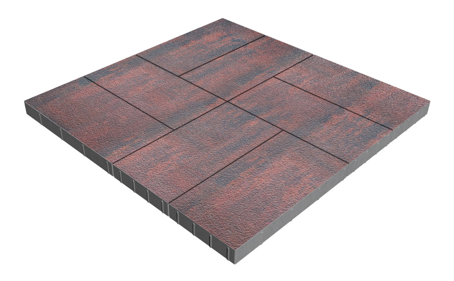 Плитка тротуарная SteinRus Парк Плейс Б.3.П.6, Native, Рейнир, 600*300*60 мм