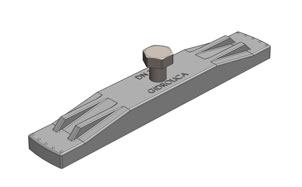 Крепеж для пластикового водоотводного лотка Gidrolica DN150, 176*28*15 мм