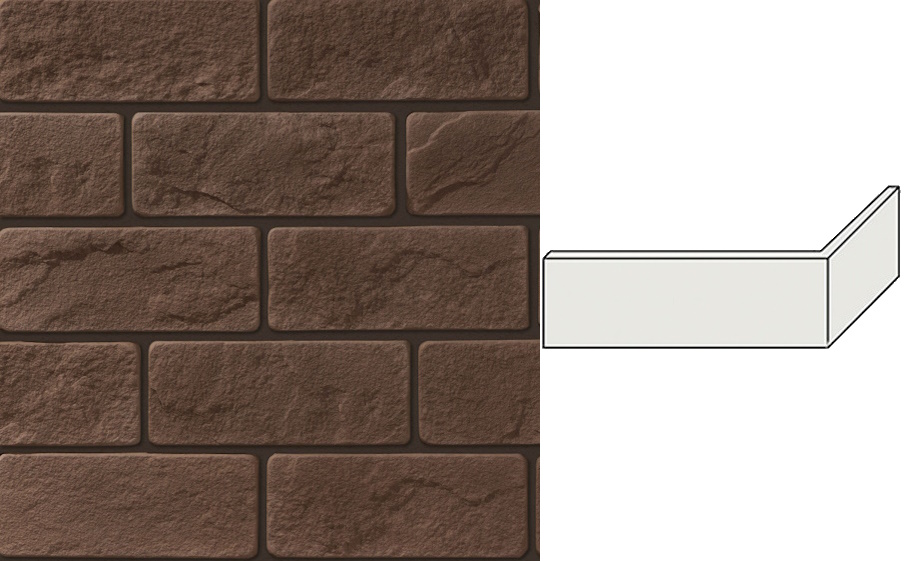 Облицовочный камень Leonardo Stone угловой элемент Монако 136/275*115*20 мм 910