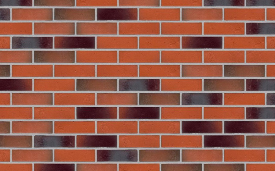 Клинкерная плитка под кирпич Feldhaus Klinker NF 14 R715 accudo terreno bluastro 240*71*14 мм