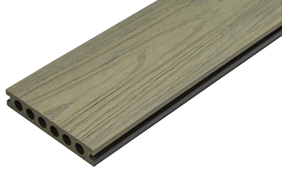 Террасная доска CM (CM Decking) Реверс (Reverse) Антик/Светло-серый (Antique/Light Grey), 3000*138*23 мм