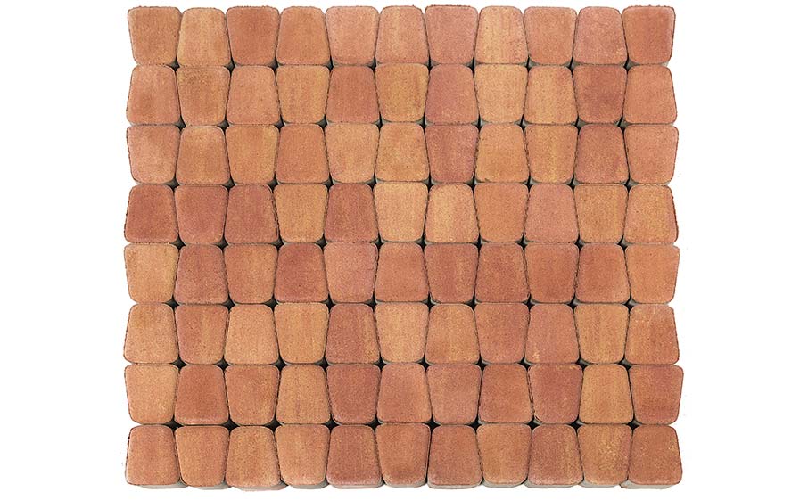 Плитка тротуарная BRAER Классико круговая Color Mix Рассвет, 73*110*115*60 мм