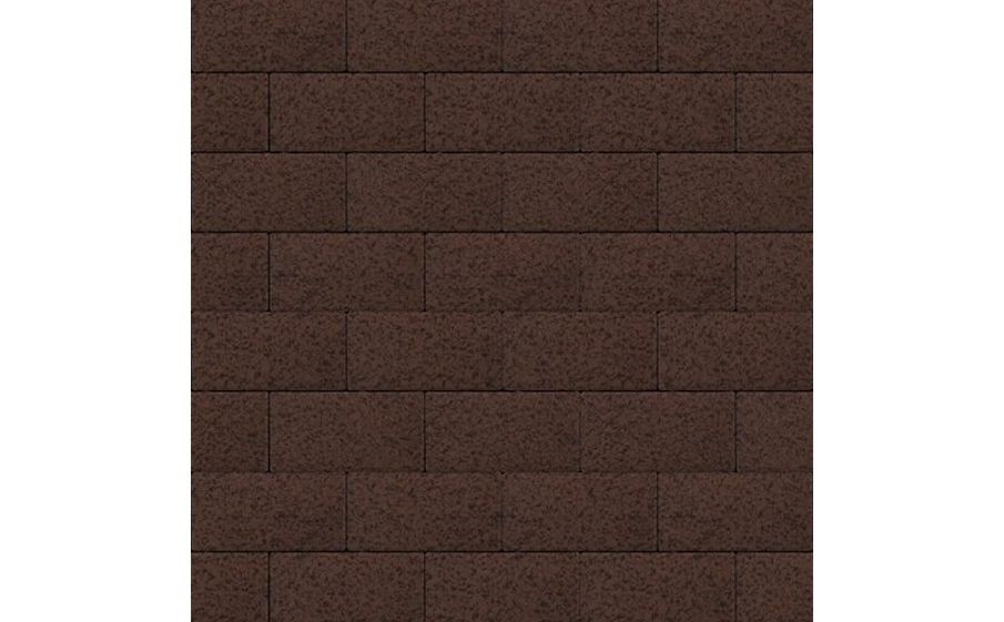 Плитка тротуарная SteinRus Прямоугольник А.6.П.4 Native, коричневый, 200*100*40 мм
