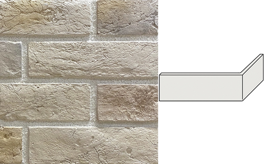 Угловой декоративный кирпич Redstone Кронштадт KR-13/U, 230*105*66 мм
