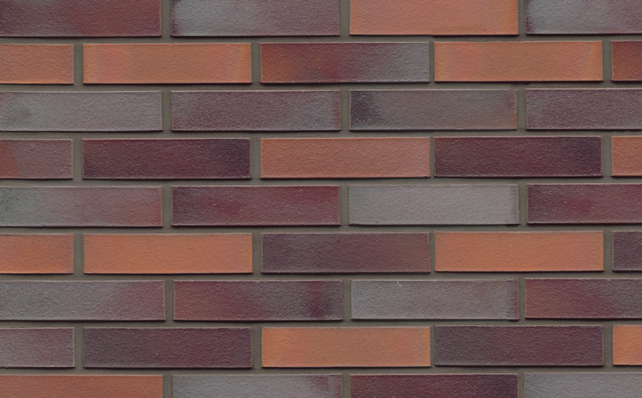 Кирпич клинкерный Westerwaelder Klinker Nr 12 Blaurot-bunt, 290*90*71 мм